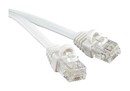 Hyperline (PCM-RJ12-RJ12-1.0M-WH) Патч-корд телефонный, molded (литой), 1 м, белый