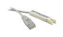 Hyperline Патч-корд 110 тип-RJ45, 1 пара, LSZH, 2 м, серый