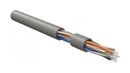 Hyperline (500 м) Кабель для сетей Industrial Ethernet, категория 6, 4x2x23 AWG, однопроволочные жилы (solid), U/UTP, PVC, серый