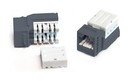 Hyperline Вставка Keystone Jack RJ-45(8P8C), категория 5e, 110 IDC, заделка с помощью E-TOOL, серая