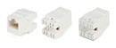 Hyperline (High-Bandwidth applications) Вставка Keystone Jack RJ-45(8P8C), категория 6, тип 180 градусов, белая