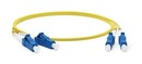 Hyperline Патч-корд волоконно-оптический (шнур) SM 9/125 (OS2), LC/APC-LC/APC, 2.0 мм, duplex, LSZH, 100 м