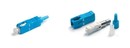 Hyperline Разъем клеевой SC, SM (для одномодового кабеля), 0.9 мм, simplex, (синий)