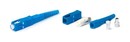 Hyperline Разъем клеевой SC, SM (для одномодового кабеля), 3 мм, simplex, (синий)