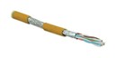 Hyperline (500 м) Кабель витая пара, экранированная (S/FTP), категория 6a, 4 пары (23 AWG), одножильный (solid), каждая пара в фольге, общий экран - медная оплетка, для внутренней прокладки, нг(A)-HF, –20°C – +60°C, оранжевый