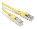 Hyperline Патч-корд SF/UTP, экранированный, Cat.5e (100% Fluke Component Tested), LSZH, 0.5 м, желтый