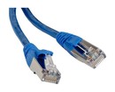 Hyperline Патч-корд F/UTP, экранированный, Cat.6 (100% Fluke Component Tested), LSZH, 0.5 м, синий
