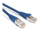 Hyperline Патч-корд SF/UTP, экранированный, Cat.6 (100% Fluke Component Tested), LSZH, 0.5 м, синий