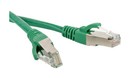 Hyperline Патч-корд SF/UTP, экранированный, Cat.6 (100% Fluke Component Tested), LSZH, 0.5 м, зеленый