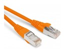 Hyperline Патч-корд SF/UTP, экранированный, Cat.6 (100% Fluke Component Tested), LSZH, 0.5 м, оранжевый
