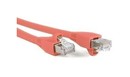 Hyperline (PC-LPM-STP-RJ45-C6A-5F-RD) Патч-корд F/UTP, экранированный, Cat.6a (100% Fluke Component Tested), 10G, PVC, 1.5 м, красный