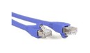 Hyperline (PC-LPM-STP-RJ45-C6A-5F-BL) Патч-корд F/UTP, экранированный, Cat.6a (100% Fluke Component Tested), 10G, PVC, 1.5 м, синий