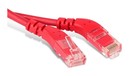 Hyperline Патч-корд U/UTP угловой, левый 45°-правый 45°, Cat.6 (100% Fluke Component Tested), LSZH, 1 м, красный