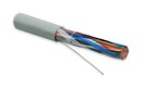 Hyperline (UTP50-C3-SOLID-INDOOR) Кабель витая пара, неэкранированная U/UTP, категория 3, 50 пар (24 AWG), одножильный (solid), PVC, -10°C до +50°C, серый