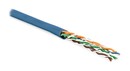 Hyperline (305 м) Кабель витая пара, неэкранированная U/UTP, категория 5e, 4 пары (24 AWG), многожильный (patсh), PVC, -20°C – +75°C, синий