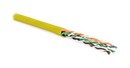 Hyperline (305 м) Кабель витая пара, неэкранированная U/UTP, категория 5e, 4 пары (24 AWG), многожильный (patсh), PVC, -20°C – +75°C, желтый
