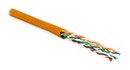 Hyperline (305 м) Кабель витая пара, неэкранированная U/UTP, категория 5e, 4 пары (24 AWG), многожильный (patсh), LSZH, нг(А)-HF, -20°C–+75°C, оранжевый