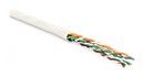 Hyperline (305 м) Кабель витая пара, неэкранированная U/UTP, категория 5e, 4 пары (24 AWG), многожильный (patсh), LSZH, нг(А)-HF, -20°C – +75°C, белый