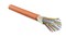 Hyperline (FO-D-IN-62-8-FRPVC) Кабель волоконно-оптический 62.5/125 (OM1) многомодовый, 8 волокон, плотное буферное покрытие (tight buffer), для внутренней прокладки, PVC, -25°C - +75°C, оранжевый