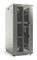 Hyperline Шкаф напольный 19-дюймовый, 37U, 1833x600х600 мм (ВхШхГ), передняя и задняя распашные перфорированные двери (75%), ручка с замком, крыша нового типа, цвет серый (RAL 7035) (разобранный)
