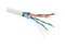 DKC / ДКС Информационный кабель экранированый F/UTP 4х2 CAT5E, 24 AWG, одножильный, LSZH, белый (цена за 1 м)