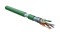 Hyperline (305 м) Кабель витая пара F/UTP, категория 5e, 4 пары (24 AWG), одножильный (solid), экран - фольга, LSZH, нг(А)-HF, –20°C – +75°C, зеленый - гарантия: 15 лет компонентная; 25 лет системная