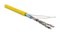 Hyperline (305 м) Кабель витая пара, экранированная F/UTP, категория 5e, 4 пары (26 AWG), многожильный (patch), экран - фольга, LSZH, нг(А)-HF, –20°C – +75°C, желтый