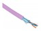 Hyperline (305 м) Кабель витая пара, экранированная F/UTP, категории 5e, 4 пары (26 AWG), многожильный (patch), экран - фольга, PVC, –20°C – +75°C, розовый