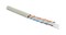 Hyperline (100 м) Кабель витая пара U/UTP, категория 6, 4 пары (23 AWG), одножильный (solid), с разделителем, LSZH, нг(А)-HF, –20°C – +75°C, серый - гарантия:15 лет компонентная, 25 лет системная