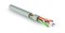 Hyperline (305 м) Кабель витая пара, неэкранированная U/UTP, категория 6, 4 пары (23 AWG), одножильный (solid), с разделителем, нг(А)-LSLTx, внутренний, серый